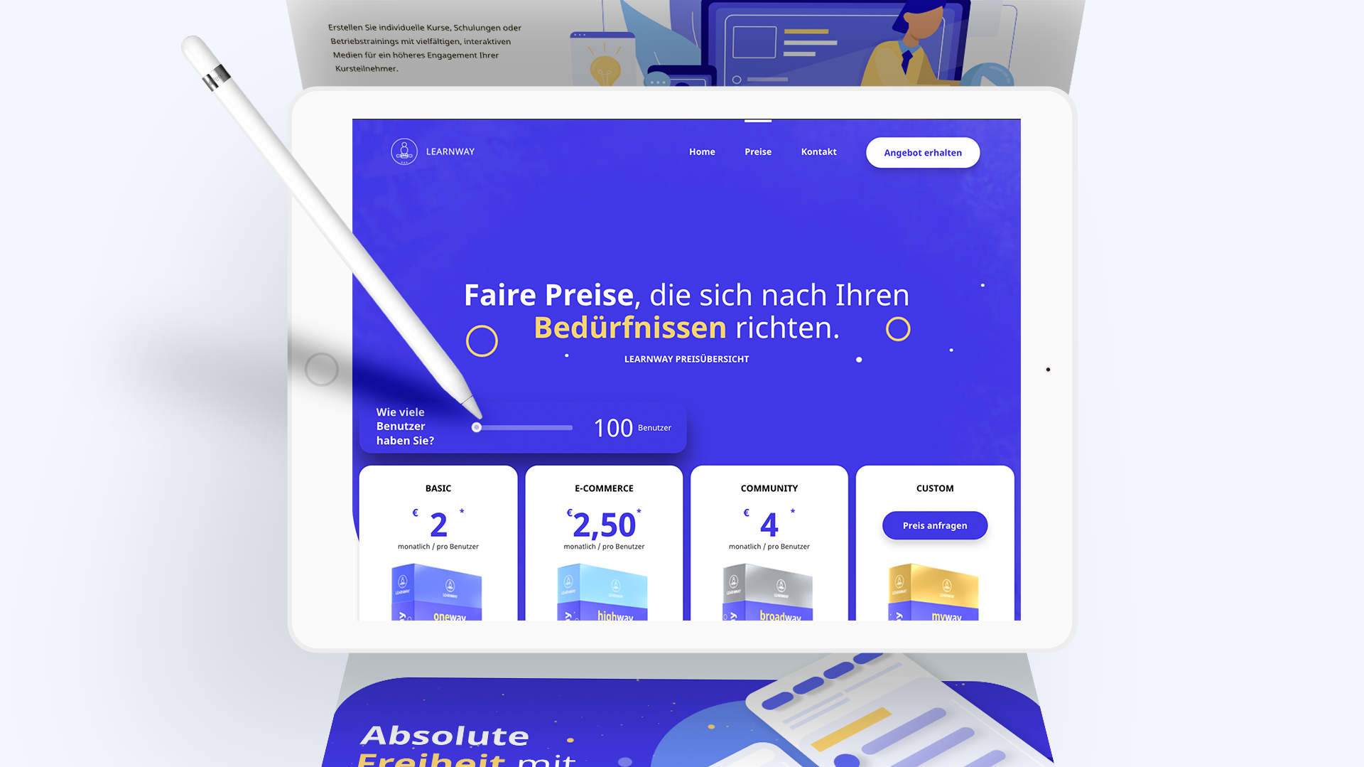 LEARNWAY nutzt responsives Design